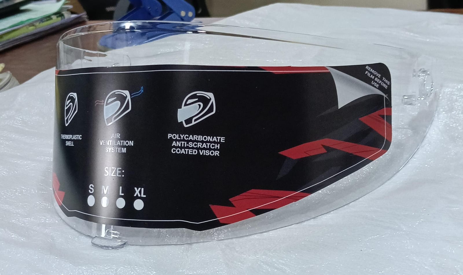 STEELBIRD CLEAR VISOR FOR SBH-25 (SHARP, BREEZE ON)