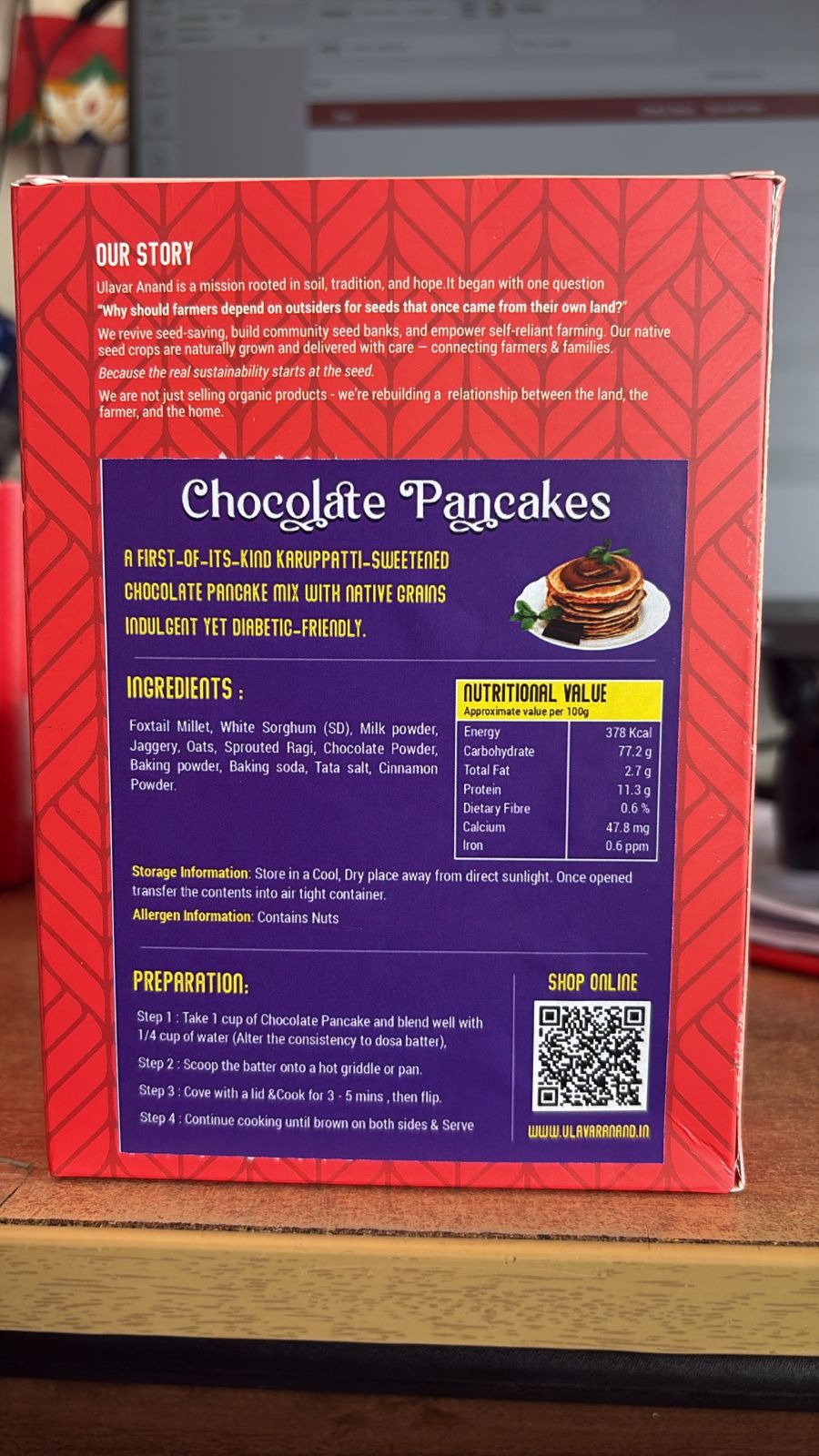 chocolate pancake 150 g