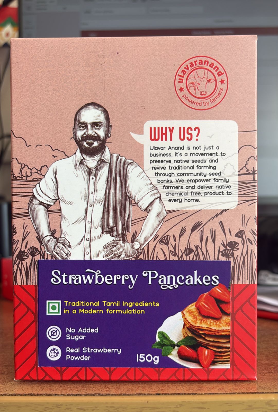 strawberry pancake 150g