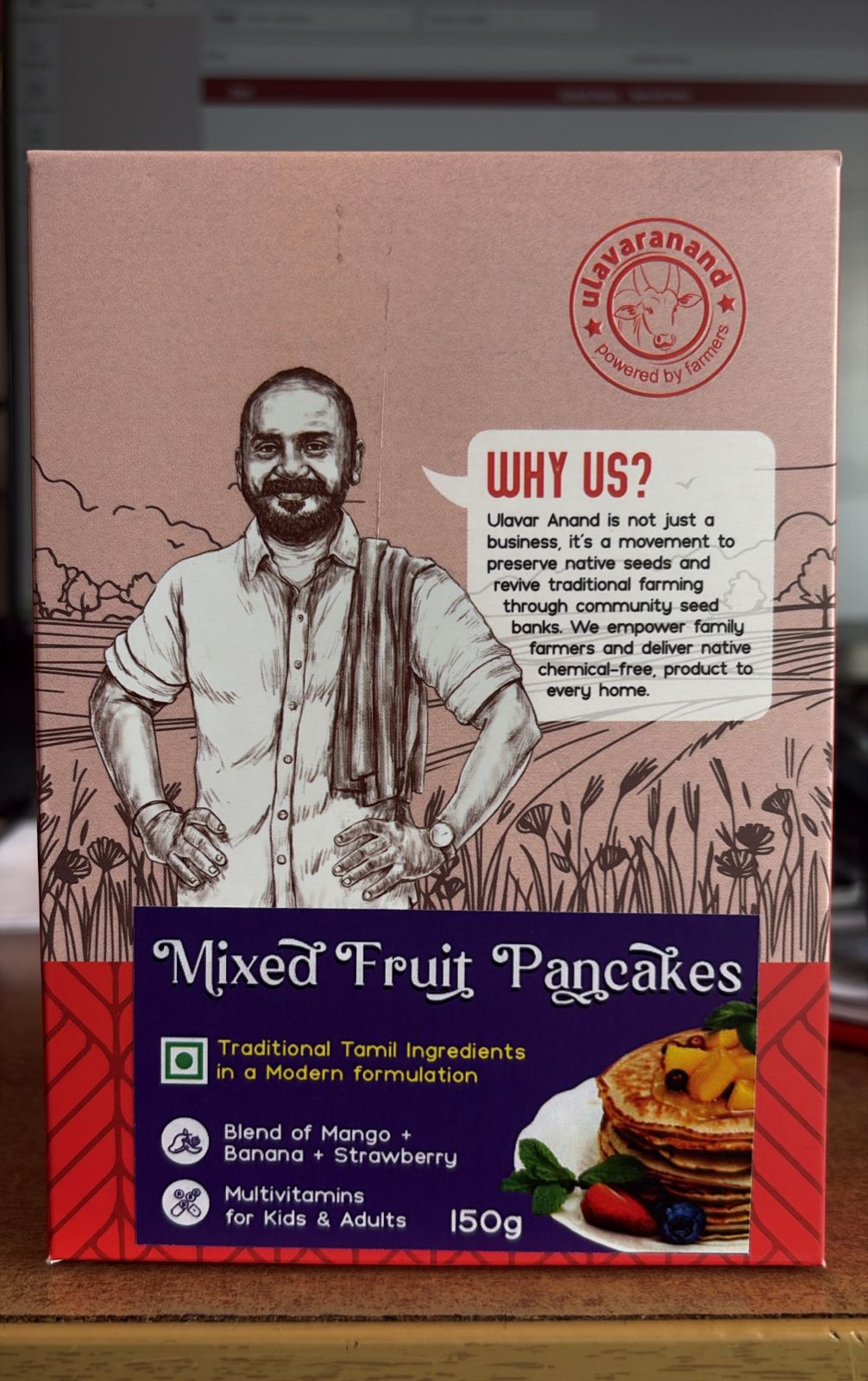 mixed fruit pancake 150g