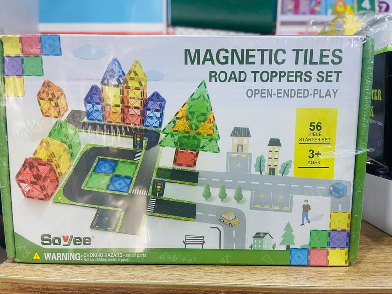 Magnetic Tiles Road Toppers - 56Pcs