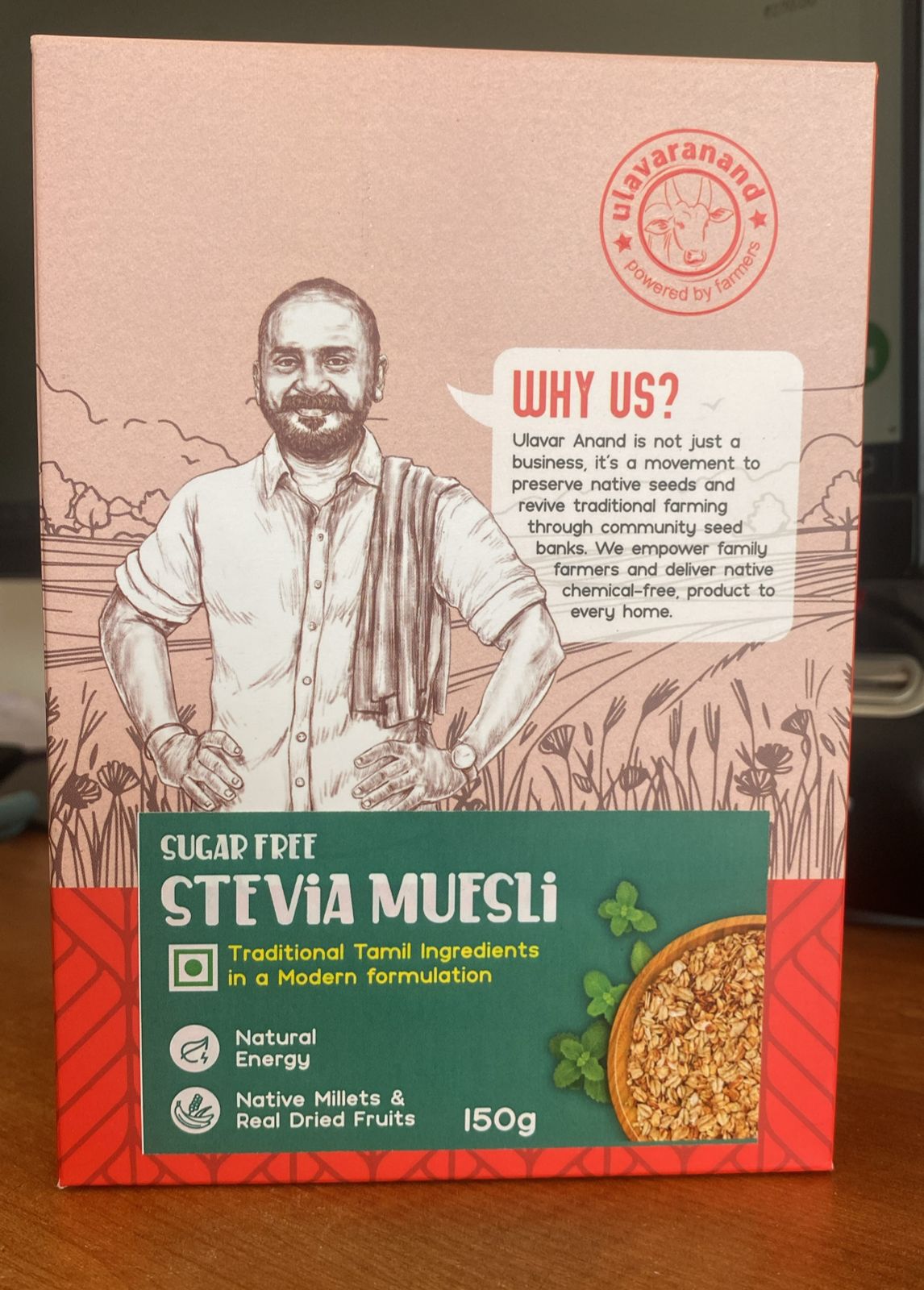Sugarfree muesli stevia 150 G