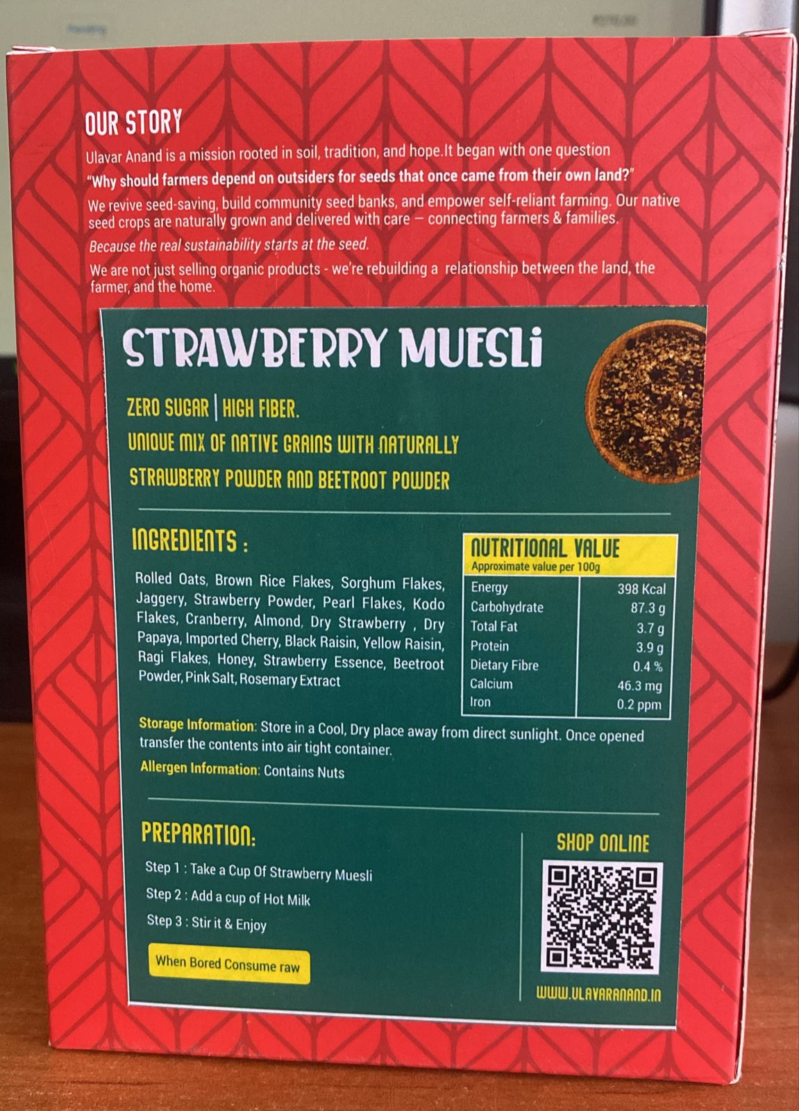 Strawberry muesli 150 g