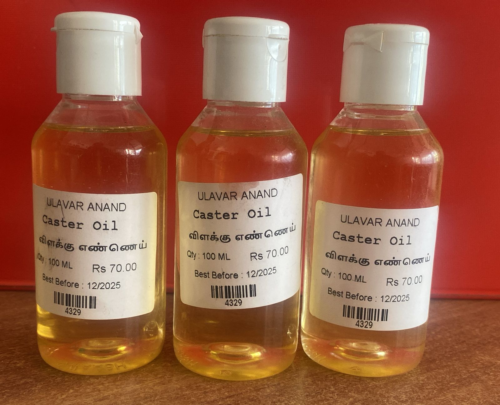 Caster Oil  | விளக்கு எண்ணெய் 100 ML