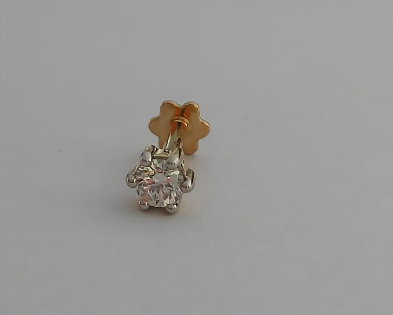 Diamond Nose Pin 0.10ct