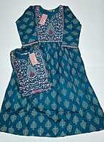 UMBRELLA TYPE EMBROIDERIED KURTIS WITH COLOURFUL PATTERNS AND DESIGNS