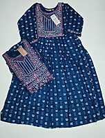 UMBRELLA TYPE EMBROIDERIED KURTIS WITH COLOURFUL PATTERNS AND DESIGNS