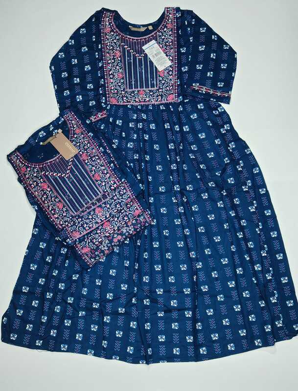 UMBRELLA TYPE EMBROIDERIED KURTIS WITH COLOURFUL PATTERNS AND DESIGNS