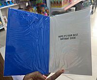 Simon Elvin Birthday Wishes for You Card - Balloon Blue