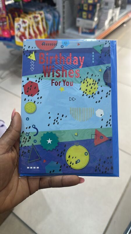 Simon Elvin Birthday Wishes for You Card - Blue