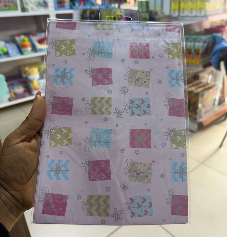 Simon Elvin 2 Gift Wrap Sheets & 2 Tags - Presents