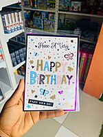 Poppyhill Have A Happy Birthday Card - Purple