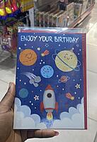 Poppyhill Enjoy Your Birthday Card - Pink