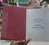 Poppyhill Enjoy Your Birthday Card - Pink