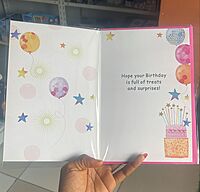 Simon Elvin It's Your Birthday Enjoy Yourself Card - Pink