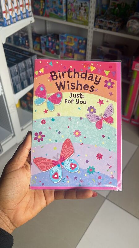 Simon Elvin Birthday Wishes Just For You Card - Lilac
