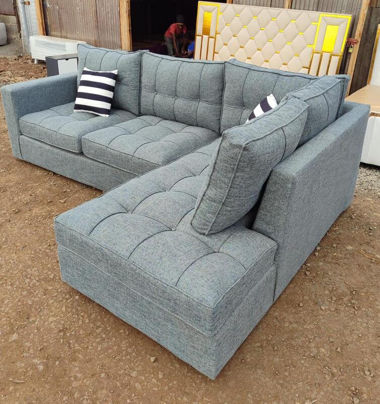 gray L seat 6 seater