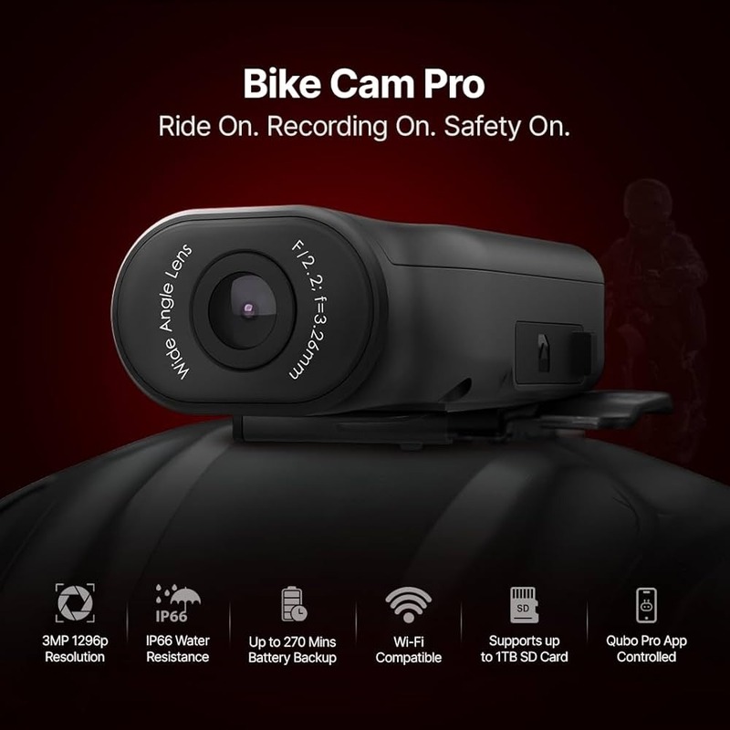 CI CAMERA QUBO BIKE CAM PRO WITH STAND