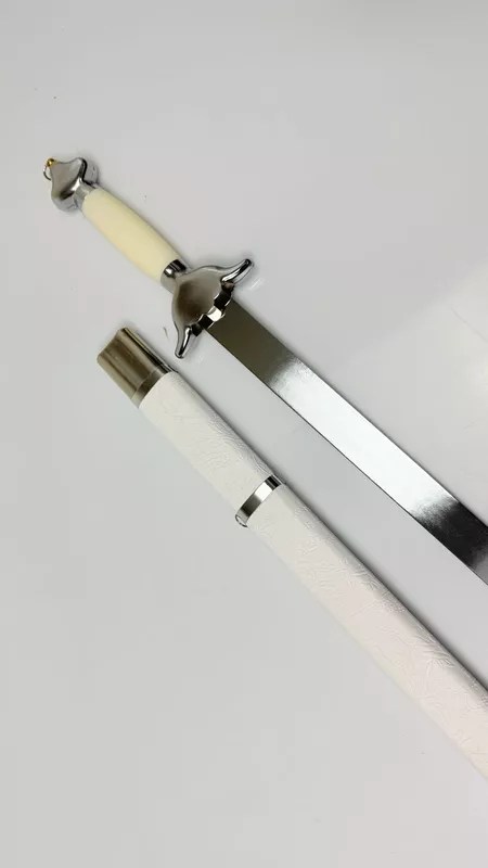 Espada Flexible Funda Blanca Para Niños