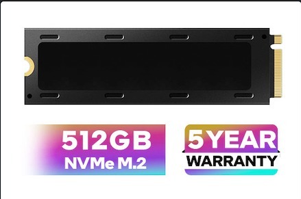 512 GB SATA3 2.5" 3D NAND Solid State Drive