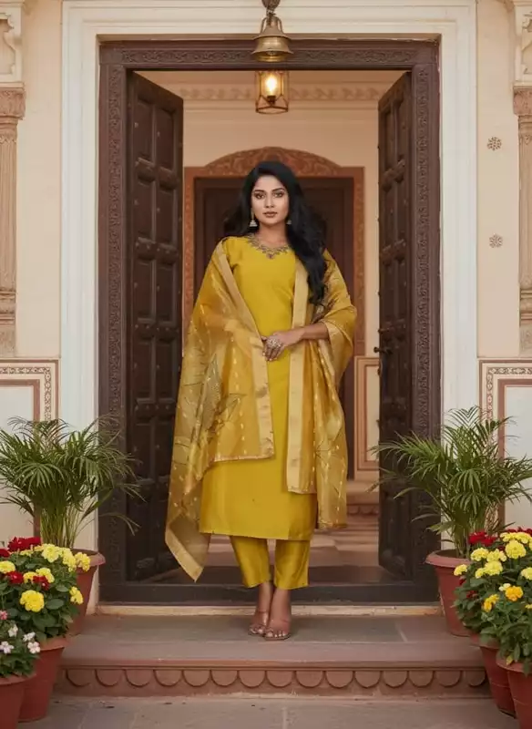 Sohani Olive Kurta Set