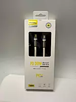 PAVAREAL Q17PD 30W Zinc Alloy PD Fast Charging Cable (USB-C to Lightning, 120cm)