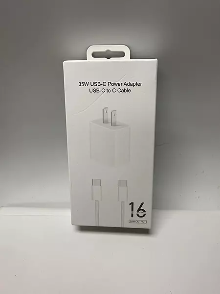 35W USB-C Power Adapter with USB-C to C Fast Charging Cable