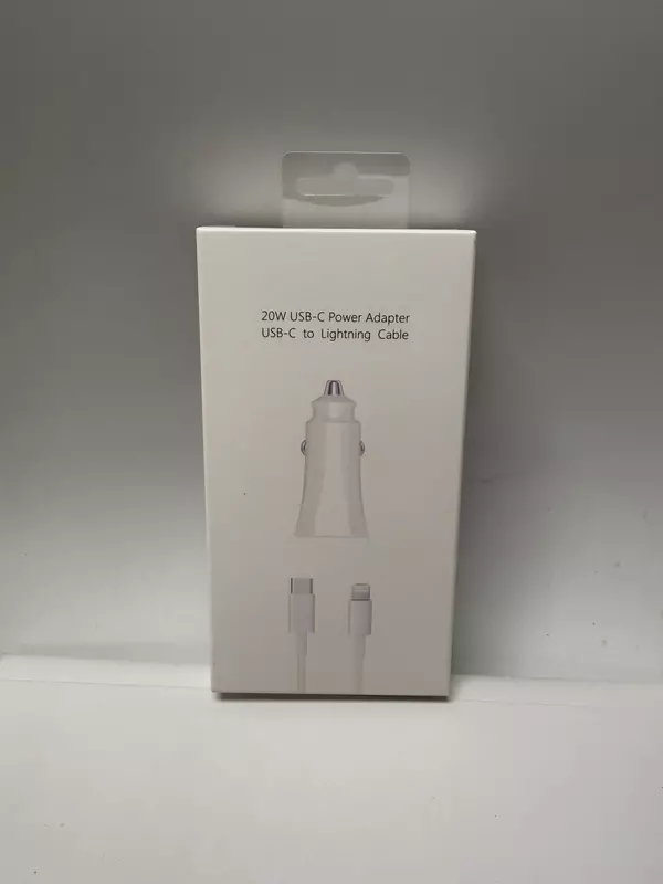 20W USB-C Car Charger with USB-C to Lightning Cable for iPhone & iPad Fast Charging