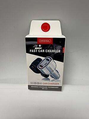 Fast Car Charger Dual USB – QC 3.0 Quick Charge Adapter for iPhone & Android