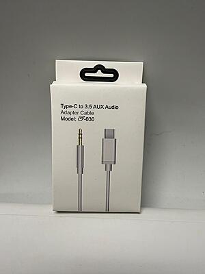 O-030 Type-C to 3.5mm AUX Audio Adapter Cable – Hi-Fi Sound for Android Devices