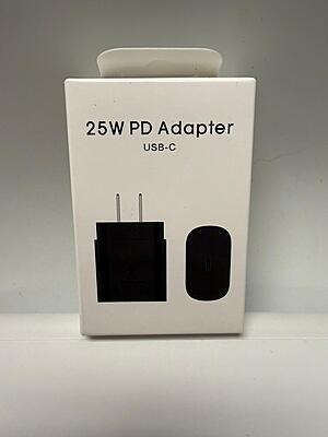 25W PD USB-C Power Adapter – Fast Charger for Samsung, iPhone, and Android