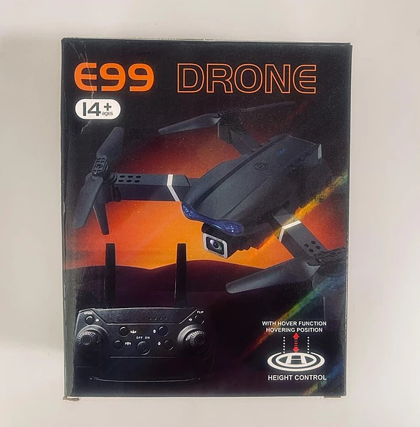 E99 Foldable Drone with HD Camera and Height Control – Remote Quadcopter (14+)