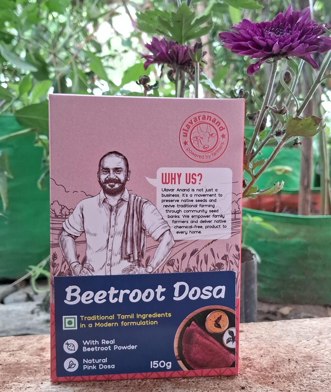 சிறுதானிய பீட்ரூட் தோசை மிக்ஸ் | Millet Beetroot Dosa Mix 150 Gram