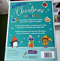 Reindeer's Christmas Counting Activity Book