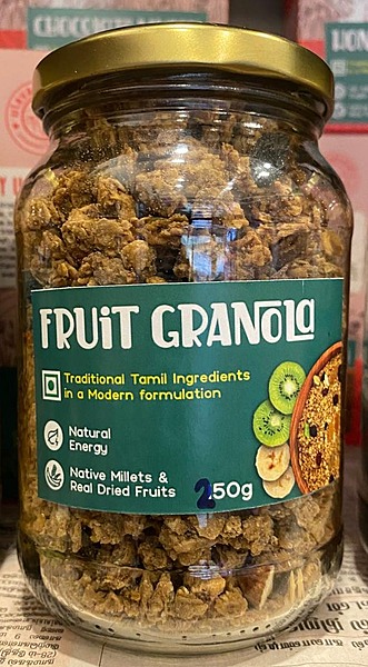 Fruits Granula Muesli 250 G (Glass Jar)