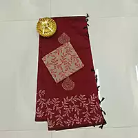 South Cotton Block Printed Saree