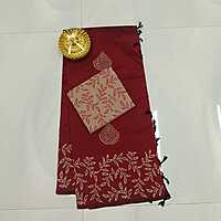 South Cotton Block Printed Saree