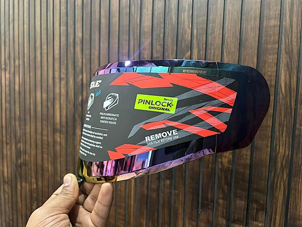 STEELBIRD CHROME RAINBOW VISOR FOR SBH-61 SXE