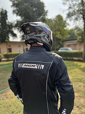 STEELBIRD SBH-61 ISS SXE RACE-X MATT BLACK/BLUE C/V 580MM WITH ANTIFOG(EXLUSIVE)