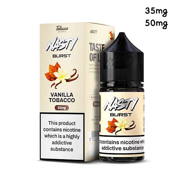 Nasty Salt Vanilla Tobacco 50MG 30ML Original - Hachi Tobacco Dubai UAE