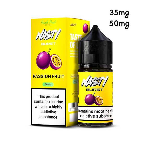 Nasty Salt Passion Fruit 35MG 30ML Original - Hachi Tobacco Dubai UAE