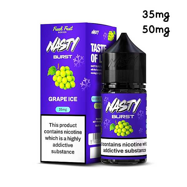 Nasty Salt Grape Ice 50MG 30ML Original - Hachi Tobacco Dubai UAE