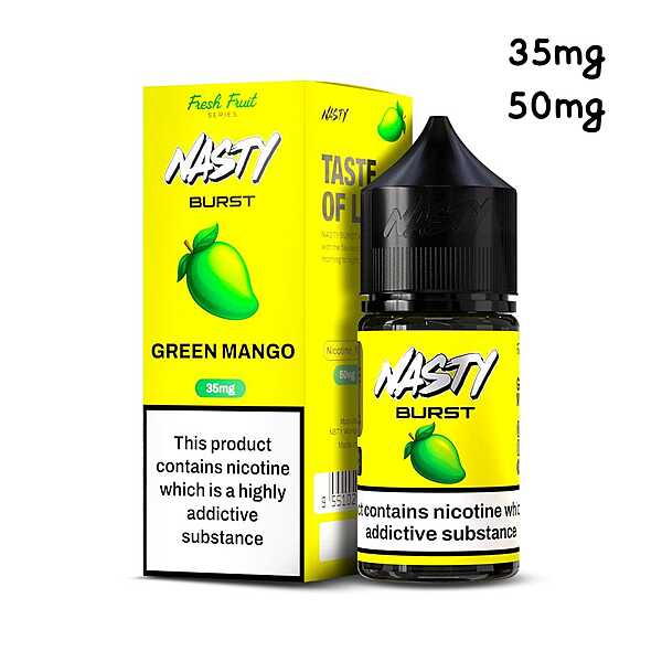 Nasty Salt Green Mango 50MG 30ML Original - Hachi Tobacco Dubai UAE