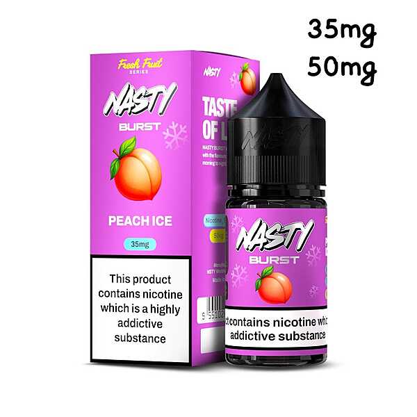 Nasty Salt Peach Ice 35MG 30ML Original - Hachi Tobacco Dubai UAE
