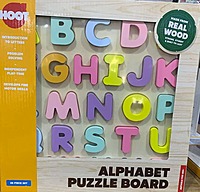 Wooden Chunky Alphabet & Number Board