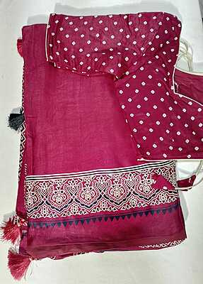 J467: Ready To Ship Beautiful Azark Saree With Stitched Blouse