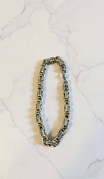 Dual tone link Bracelet