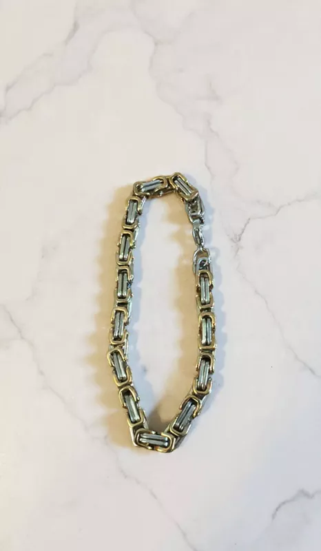 Dual tone link Bracelet