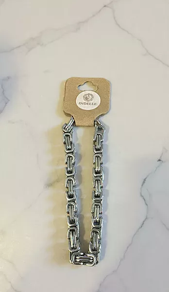 Silver King Chain Bracelet