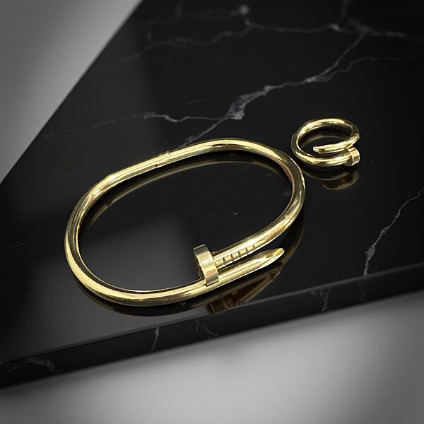 Nail Bangle & Ring combo